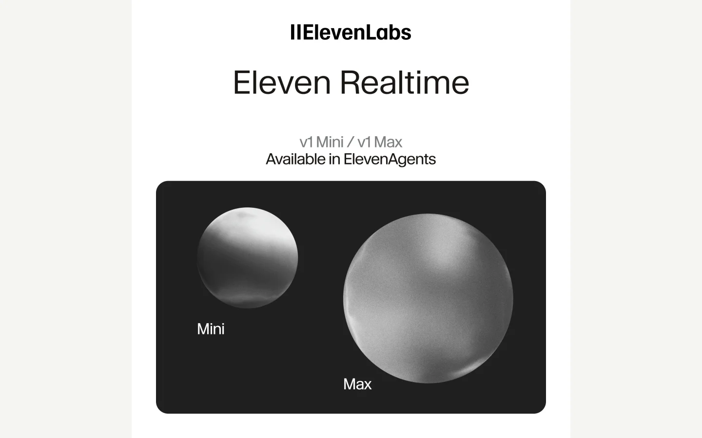 Eleven Realtime v1 sesli ajan modellerinin resmî duyuru kapağı
