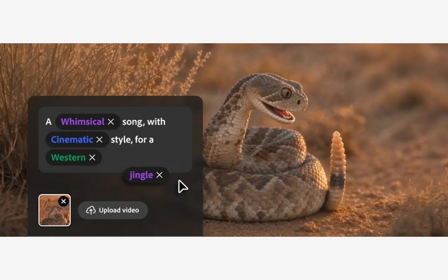 Adobe Firefly ses araçları duyurusunun resmî kapak görseli