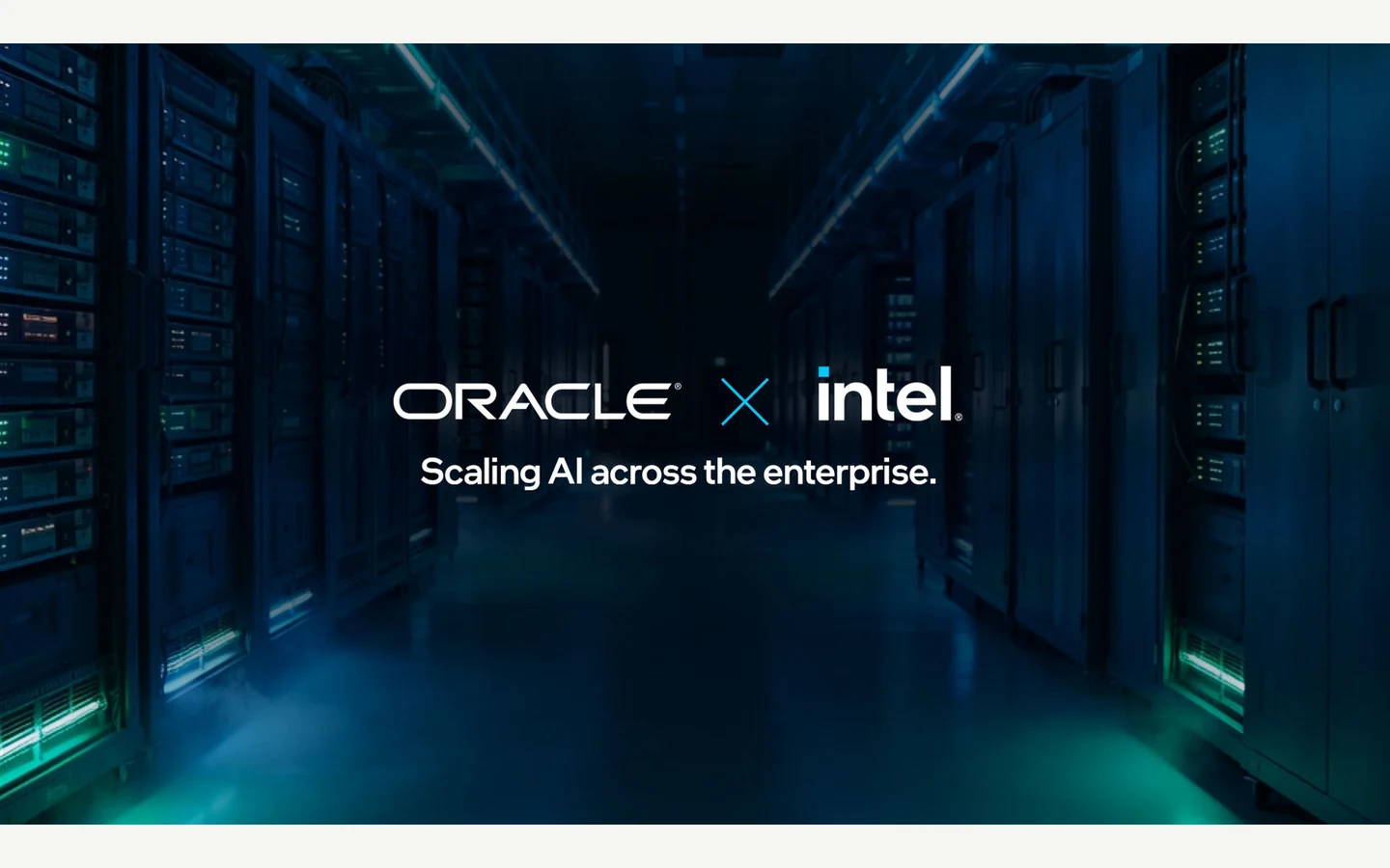Intel ve Oracle kurumsal YZ altyapısı iş birliği duyurusunun görseli