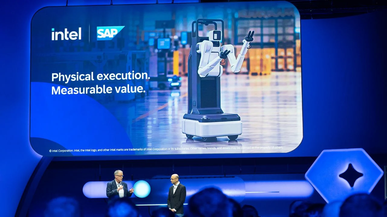 Intel–SAP fiziksel YZ demosu: kaynak sayfasının 3. fotoğrafı