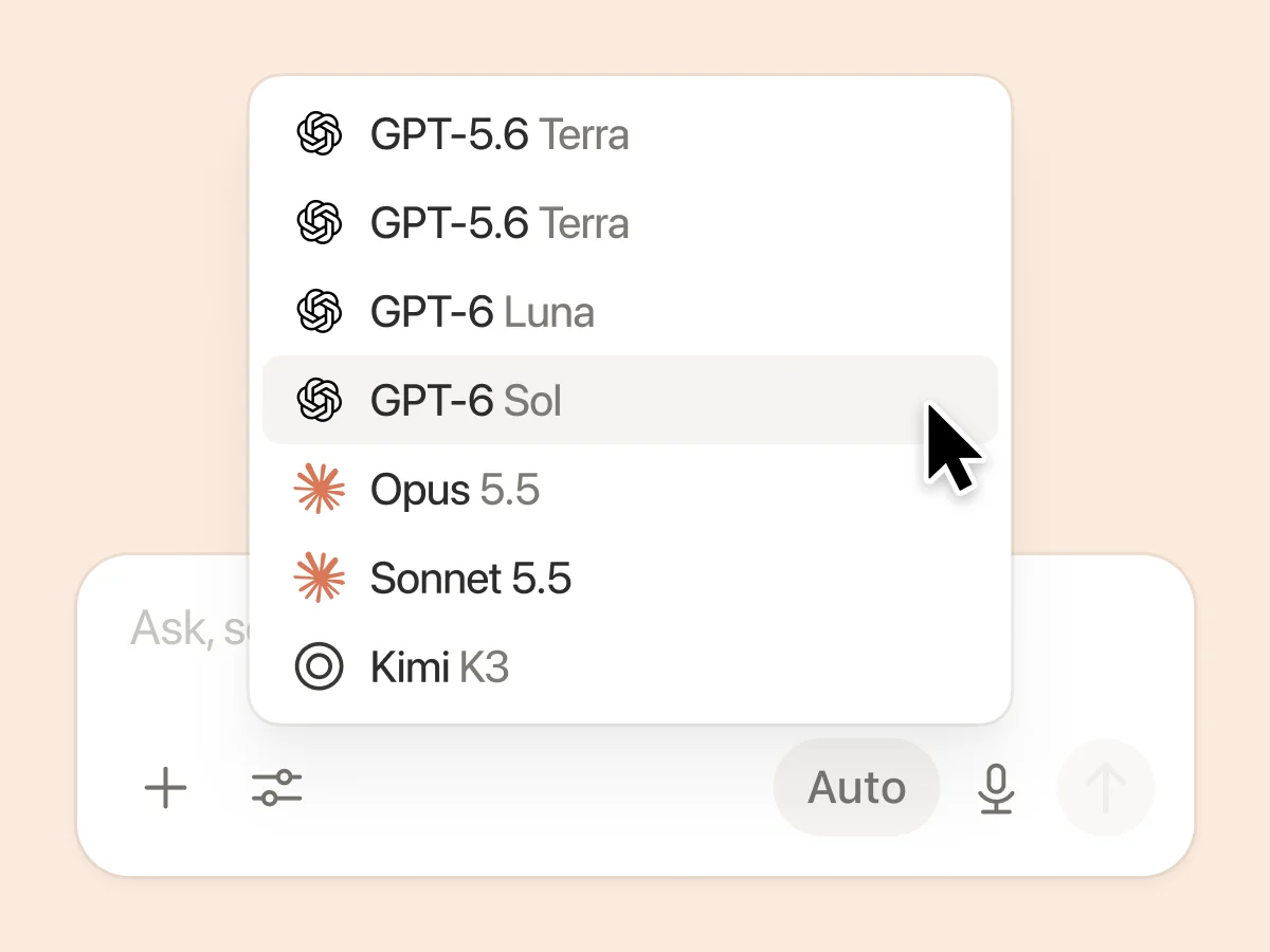 Notion model seçicisi duyuru görseli